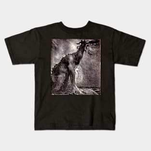 Svipdag as a Dragon with Freya - John Bauer Kids T-Shirt